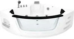 Acquavapore - Whirlpool Pool Badewanne Eckwanne Wanne W05r-th-sc 140x140cm Mit