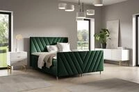Fun Moebel - Boxspringbett Schlafzimmerbett Carlito 160x220cm In Stoff Fresh