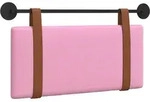 H&auml;ngendes Kopfteil Rosa Antikes Pu Vidaxl