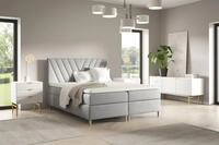 Fun Moebel - Boxspringbett Schlafzimmerbett Espen Premium 120x220cm Stoff Fresh