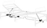 Elektrisch Verstellbares Bettgestell Wei&szlig; 100 X 190 Cm Stahl Vidaxl