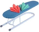 Relaxdays &Auml;rmelbrett, Hemd&auml;rmel B&uuml;geln, 52 X 12,5 Cm B&uuml;gelfl&auml;che, Baumwollbezug,