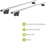 2er Set Dachtr&auml;ger - Green Valley - Edge 120cm - Aluminium - Geschlossene...