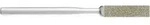 Pferd Tools Diamantfeile F&uuml;r Handfeilger&auml;t Vierkant 4,0x4,0x50mm Schaft-&oslash;3 Mm D126