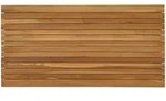 Tischplatte 110 X 55 X 3,5 Cm Rechtwinklig Massives Teakholz Vidaxl
