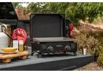 Nexgrill Gasgrill / Tischplancha "daytona", Schwarz, 2 Brenner