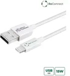 Microconnect Eco-lightning2 Lightning-kabel 2 M Wei&szlig;