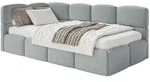 Selsey Cloudy &ndash; Jugendbett 120x200, Kopfteil Links, Matratze & Bettkasten,...