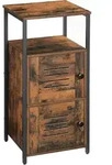 Beistellschrank Nachttisch Kommode Sideboard Mit Offenen Ablagen