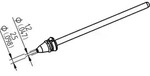Ersa - 0742ed1225h/sb Entl&ouml;tspitze Konisch Spitzen-l&auml;nge 79.25 Mm Inhalt 1 St.