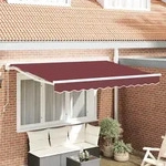 Markisenrahmen Bordeauxrot 300 X 200 Cm Vidaxl