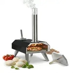 Relaxdays Pizzaofen, F&uuml;r Pellets, Tischpizzaofen, 400&deg;c In 90s, Hbt 72x36x68...
