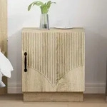 Vidaxl Bedside Table Sonoma Oak 43 X 34.5 X 47 Cm Engineered Wood