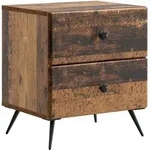 Nachttisch Altholz 43 X 34,5 X 47,5 Cm Holzwerkstoff Vidaxl
