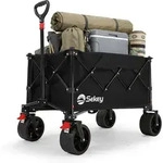 Sekey 150kg Bollerwagen Faltbar Handwagen Mit Breiten Reifen Campingwagen Mit...