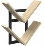 Wandregal Sonoma-eiche 43 X 15 X 47 Cm Holzwerkstoff Vidaxl