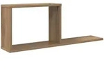 Schweberegale Artisan-eiche 80 X 15 X 30 Cm Holzwerkstoff Vidaxl