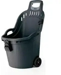 Stefanplast 76211 Helpy Cart Gartenwagen Anthrazit 50 Liter