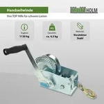 Baumarktplus - Handseilwinde 1130 Kg 10 M