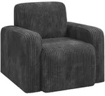 Sessel Dunkelgrau Cord Vidaxl
