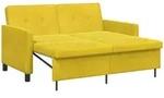 Schlafsofa Gelb Stoff Vidaxl