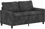 Sofa Dunkelgrau 156 X 81 X 87,5 Cm Polyester Vidaxl