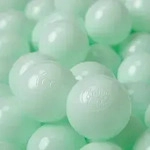 Kiddymoon Plastikb&auml;lle 6 Cm Mintgr&uuml;n 200/6 Cm Spielballset