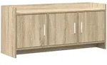 Vidaxl Tv Cabinet 102 X 33 X 47 Cm Sonoma Oak Engineered Wood
