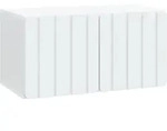 Vidaxl Wall-mounted Tv Cabinet 59.5 X 31 X 30 Cm White Engineered Wood