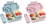 Bugucat Lunchbox Kinder 1300ml 2set Bento Box Brotdose Mit Besteckset