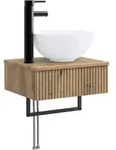 Vidaxl Wall-mounted Wash Basin Artisan Oak 40 X 35 X 39 Cm