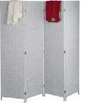 Relaxdays Paravent Raumteiler, 4-teilig, Hxb: 180 X 180 Cm, Faltbarer Raumtrenner,