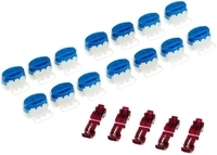 Genisys - 15 Kabel Verbinder + 5 Anschlussklemmen Kompatibel F&uuml;r Wolf Garten...