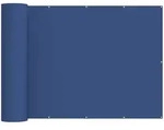 Balkon Sichtschutz 150 X 700 Cm Stoff Mit Pu-beschichtung Blau Vidaxl