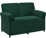 2-sitzer Sofa Dunkelgr&uuml;n 138 X 83 X 95 Cm Samt Vidaxl
