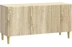 Vidaxl Tv Cabinet 99 X 34.5 X 50 Cm Sonoma Oak Engineered Wood