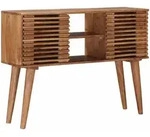 Vidaxl Handmade End Table Teak Brown 100 X 30 X 75 Cm
