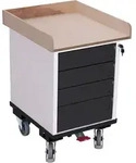 Cordes Schubladenschrank Mit 1 Ladefl&auml;che Ral 7016