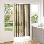 Vidaxl Insect Curtain Chenille Dark Brown And Beige 100 X 200 Cm
