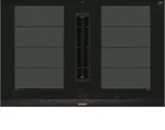 Vakuum-induktionskochfeld 80 Cm, 4 Brenner, 7400 W, Schwarz Siemens Ex875lx67e