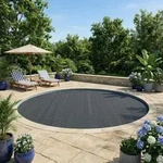 Vidaxl Solar Pool Cover Heavy Quality &radic;&ograve; 381 Cm 200 &OElig;&uacute;m Round Pe Black