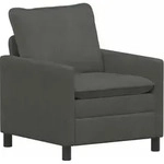 Sofa Dunkelgrau 76 X 81 X 87,5 Cm Stoff Vidaxl