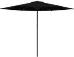 Vidaxl Garden Parasol 300 X 300 Cm Polyester Rectangular Black