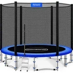 Trampolin &Oslash; 427 Cm T&uuml;v S&uuml;d Gs Zertifiziert Komplettset Inkl. Sicherheitsnetz