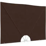 Vidaxl Balcony Privacy Screen 240 X 160 Cm Polyester Rectangular Brown