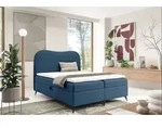 Boxspringbett Schlafzimmerbett Blair 140x220cm Stoff Now Or Never Blau