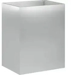 Garten-pflanzgef&auml;&szlig; Silber 40 X 30 X 50 Cm Verzinkter Stahl Vidaxl