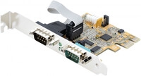 Startech.com 2 Port Pci Express Serielle Schnittstellenkarte, Pcie Auf Rs232 (db9)