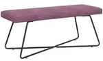 Bank Lila 110 X 40 X 45 Cm Samt Vidaxl