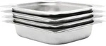 Gastronormbeh&auml;lter 4 Stk. Gn 1/2 65 Mm Edelstahl Vidaxl